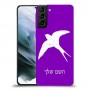 ציפור לבלוע כיסוי מגן קשיח בעיצוב אישי עם השם שלך ל Samsung Galaxy S21 יחידה אחת סקרין מובייל