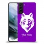 זאב כיסוי מגן קשיח בעיצוב אישי עם השם שלך ל Samsung Galaxy S21 יחידה אחת סקרין מובייל