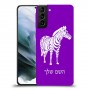 זברה כיסוי מגן קשיח בעיצוב אישי עם השם שלך ל Samsung Galaxy S21 יחידה אחת סקרין מובייל