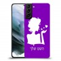 אישה אהבה כיסוי מגן קשיח בעיצוב אישי עם השם שלך ל Samsung Galaxy S21 יחידה אחת סקרין מובייל