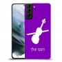 כינור כיסוי מגן קשיח בעיצוב אישי עם השם שלך ל Samsung Galaxy S21 יחידה אחת סקרין מובייל