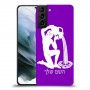 דלי כיסוי מגן קשיח בעיצוב אישי עם השם שלך ל Samsung Galaxy S21 יחידה אחת סקרין מובייל