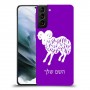 טלה כיסוי מגן קשיח בעיצוב אישי עם השם שלך ל Samsung Galaxy S21 יחידה אחת סקרין מובייל