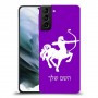 קשת כיסוי מגן קשיח בעיצוב אישי עם השם שלך ל Samsung Galaxy S21 יחידה אחת סקרין מובייל