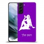 בתולה כיסוי מגן קשיח בעיצוב אישי עם השם שלך ל Samsung Galaxy S21 יחידה אחת סקרין מובייל