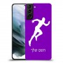 רץ כיסוי מגן קשיח בעיצוב אישי עם השם שלך ל Samsung Galaxy S21 יחידה אחת סקרין מובייל