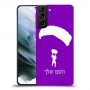 צניחה חופשית כיסוי מגן קשיח בעיצוב אישי עם השם שלך ל Samsung Galaxy S21 יחידה אחת סקרין מובייל