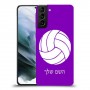 כדורעף - כדור כיסוי מגן קשיח בעיצוב אישי עם השם שלך ל Samsung Galaxy S21 יחידה אחת סקרין מובייל
