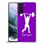 הרמת משקולות כיסוי מגן קשיח בעיצוב אישי עם השם שלך ל Samsung Galaxy S21 יחידה אחת סקרין מובייל
