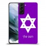 מגן דוד - ישראל כיסוי מגן קשיח בעיצוב אישי עם השם שלך ל Samsung Galaxy S21 יחידה אחת סקרין מובייל