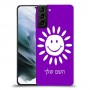 שמש כיסוי מגן קשיח בעיצוב אישי עם השם שלך ל Samsung Galaxy S21 יחידה אחת סקרין מובייל