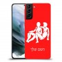 תאומים כיסוי מגן קשיח בעיצוב אישי עם השם שלך ל Samsung Galaxy S21 יחידה אחת סקרין מובייל