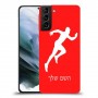 רץ כיסוי מגן קשיח בעיצוב אישי עם השם שלך ל Samsung Galaxy S21 יחידה אחת סקרין מובייל