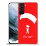 צניחה חופשית כיסוי מגן קשיח בעיצוב אישי עם השם שלך ל Samsung Galaxy S21 יחידה אחת סקרין מובייל