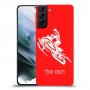 אופנוע שלג כיסוי מגן קשיח בעיצוב אישי עם השם שלך ל Samsung Galaxy S21 יחידה אחת סקרין מובייל