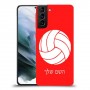 כדורעף - כדור כיסוי מגן קשיח בעיצוב אישי עם השם שלך ל Samsung Galaxy S21 יחידה אחת סקרין מובייל