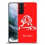 ספינקס מצרים כיסוי מגן קשיח בעיצוב אישי עם השם שלך ל Samsung Galaxy S21 יחידה אחת סקרין מובייל