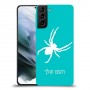 עכביש כיסוי מגן קשיח בעיצוב אישי עם השם שלך ל Samsung Galaxy S21 יחידה אחת סקרין מובייל