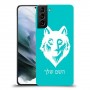 זאב כיסוי מגן קשיח בעיצוב אישי עם השם שלך ל Samsung Galaxy S21 יחידה אחת סקרין מובייל