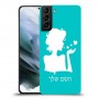 אישה אהבה כיסוי מגן קשיח בעיצוב אישי עם השם שלך ל Samsung Galaxy S21 יחידה אחת סקרין מובייל