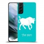 שור כיסוי מגן קשיח בעיצוב אישי עם השם שלך ל Samsung Galaxy S21 יחידה אחת סקרין מובייל