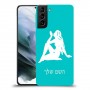 בתולה כיסוי מגן קשיח בעיצוב אישי עם השם שלך ל Samsung Galaxy S21 יחידה אחת סקרין מובייל
