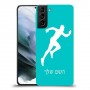 רץ כיסוי מגן קשיח בעיצוב אישי עם השם שלך ל Samsung Galaxy S21 יחידה אחת סקרין מובייל