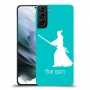 סמוראי כיסוי מגן קשיח בעיצוב אישי עם השם שלך ל Samsung Galaxy S21 יחידה אחת סקרין מובייל