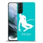 סקִי כיסוי מגן קשיח בעיצוב אישי עם השם שלך ל Samsung Galaxy S21 יחידה אחת סקרין מובייל