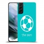 כדורגל - כדור כיסוי מגן קשיח בעיצוב אישי עם השם שלך ל Samsung Galaxy S21 יחידה אחת סקרין מובייל