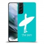 גלישה כיסוי מגן קשיח בעיצוב אישי עם השם שלך ל Samsung Galaxy S21 יחידה אחת סקרין מובייל