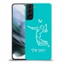 שחקן כדורעף כיסוי מגן קשיח בעיצוב אישי עם השם שלך ל Samsung Galaxy S21 יחידה אחת סקרין מובייל
