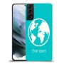 עולם כיסוי מגן קשיח בעיצוב אישי עם השם שלך ל Samsung Galaxy S21 יחידה אחת סקרין מובייל