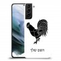 תרנגול כיסוי מגן קשיח בעיצוב אישי עם השם שלך ל Samsung Galaxy S21 יחידה אחת סקרין מובייל
