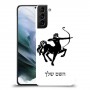 קשת כיסוי מגן קשיח בעיצוב אישי עם השם שלך ל Samsung Galaxy S21 יחידה אחת סקרין מובייל