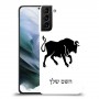 שור כיסוי מגן קשיח בעיצוב אישי עם השם שלך ל Samsung Galaxy S21 יחידה אחת סקרין מובייל