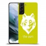 זאב כיסוי מגן קשיח בעיצוב אישי עם השם שלך ל Samsung Galaxy S21 יחידה אחת סקרין מובייל