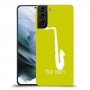 סקספון כיסוי מגן קשיח בעיצוב אישי עם השם שלך ל Samsung Galaxy S21 יחידה אחת סקרין מובייל