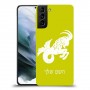 גדי כיסוי מגן קשיח בעיצוב אישי עם השם שלך ל Samsung Galaxy S21 יחידה אחת סקרין מובייל