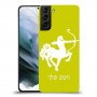 קשת כיסוי מגן קשיח בעיצוב אישי עם השם שלך ל Samsung Galaxy S21 יחידה אחת סקרין מובייל