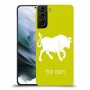 שור כיסוי מגן קשיח בעיצוב אישי עם השם שלך ל Samsung Galaxy S21 יחידה אחת סקרין מובייל