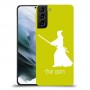 סמוראי כיסוי מגן קשיח בעיצוב אישי עם השם שלך ל Samsung Galaxy S21 יחידה אחת סקרין מובייל