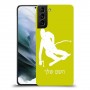 סקִי כיסוי מגן קשיח בעיצוב אישי עם השם שלך ל Samsung Galaxy S21 יחידה אחת סקרין מובייל