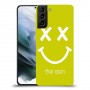 סמיילי כיסוי מגן קשיח בעיצוב אישי עם השם שלך ל Samsung Galaxy S21 יחידה אחת סקרין מובייל