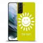 שמש כיסוי מגן קשיח בעיצוב אישי עם השם שלך ל Samsung Galaxy S21 יחידה אחת סקרין מובייל
