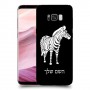 זברה כיסוי מגן קשיח בעיצוב אישי עם השם שלך ל Samsung Galaxy S8+ יחידה אחת סקרין מובייל