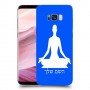 יוגה כיסוי מגן קשיח בעיצוב אישי עם השם שלך ל Samsung Galaxy S8+ יחידה אחת סקרין מובייל