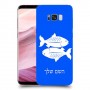 דגים כיסוי מגן קשיח בעיצוב אישי עם השם שלך ל Samsung Galaxy S8+ יחידה אחת סקרין מובייל