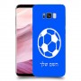 כדורגל - כדור כיסוי מגן קשיח בעיצוב אישי עם השם שלך ל Samsung Galaxy S8+ יחידה אחת סקרין מובייל