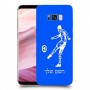 שחקן כדורגל כיסוי מגן קשיח בעיצוב אישי עם השם שלך ל Samsung Galaxy S8+ יחידה אחת סקרין מובייל